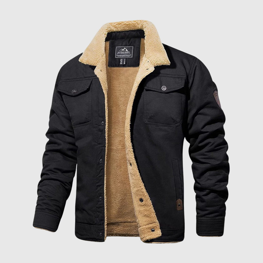Riccardo | Casual Warme Gevoerde Teddy Jas