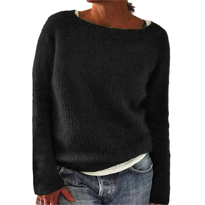 Nina - Elegante Gebreide Ronde Hals Trui