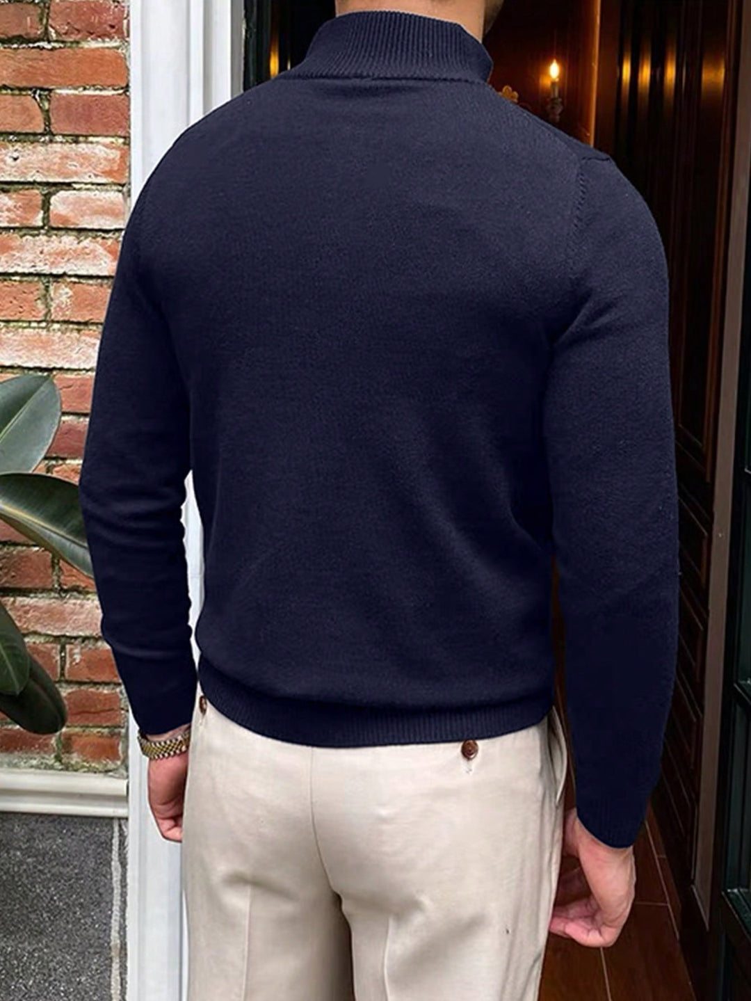 Elliot - Elegante Wollen Rits Trui