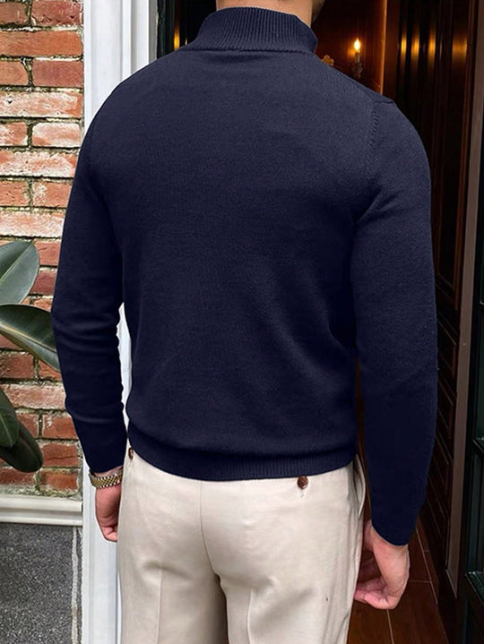 Elliot - Elegante Wollen Rits Trui