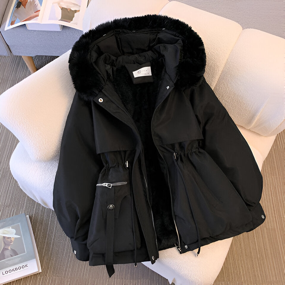 Victoria - Elegante Faux Fur Capuchon Winterjas
