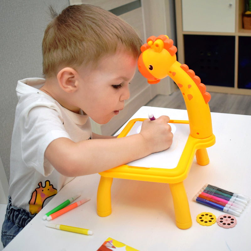 Dino Table™ | Creatief Dinosaurus Tekenbord (Inc. GRATIS 12-delige tekenset t.w.v. €15!)