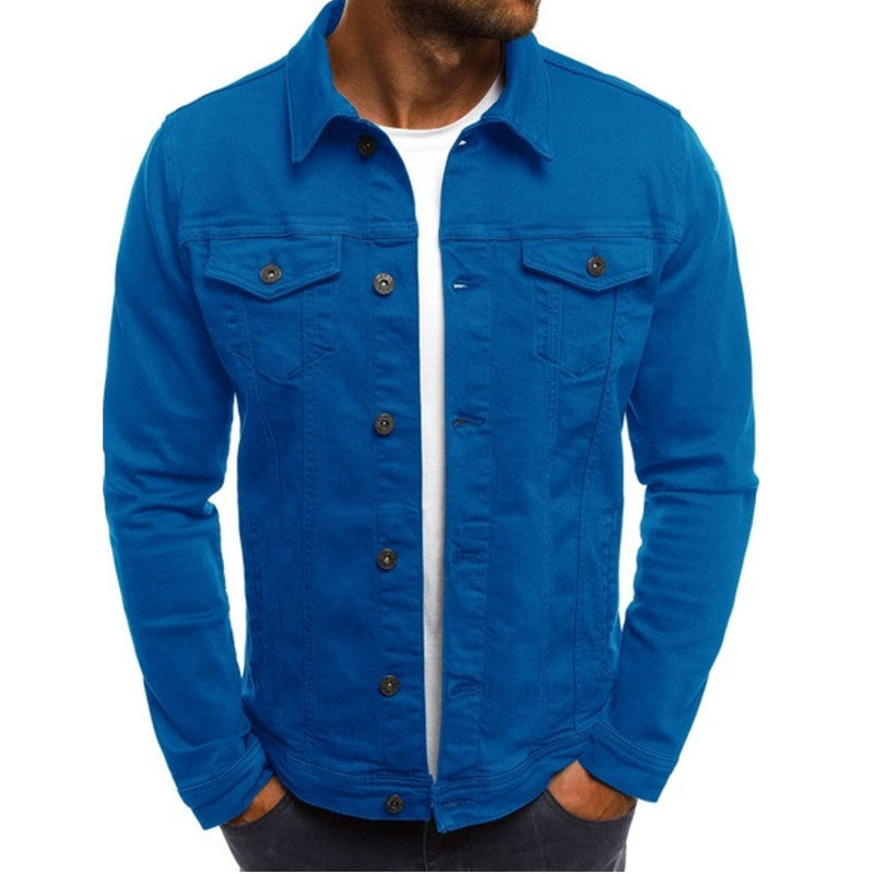 Henry - Stijlvolle Denim Spijker Jas