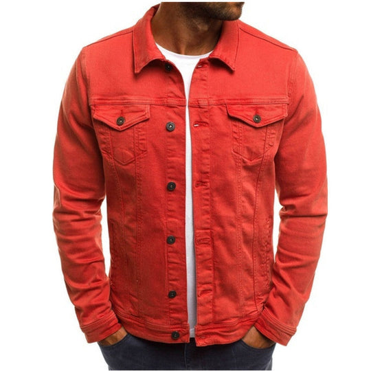 Henry - Stijlvolle Denim Spijker Jas
