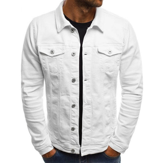 Henry - Stijlvolle Denim Spijker Jas