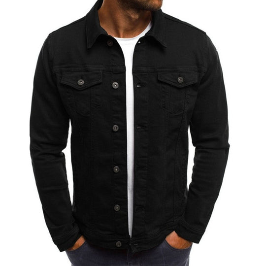 Henry - Stijlvolle Denim Spijker Jas