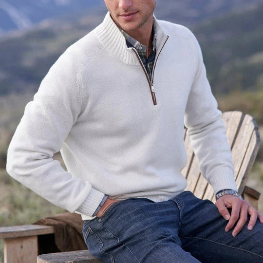 Michael - Elegante Gebreide Rits Trui