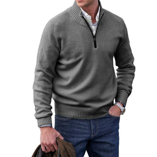 Michael - Elegante Gebreide Rits Trui