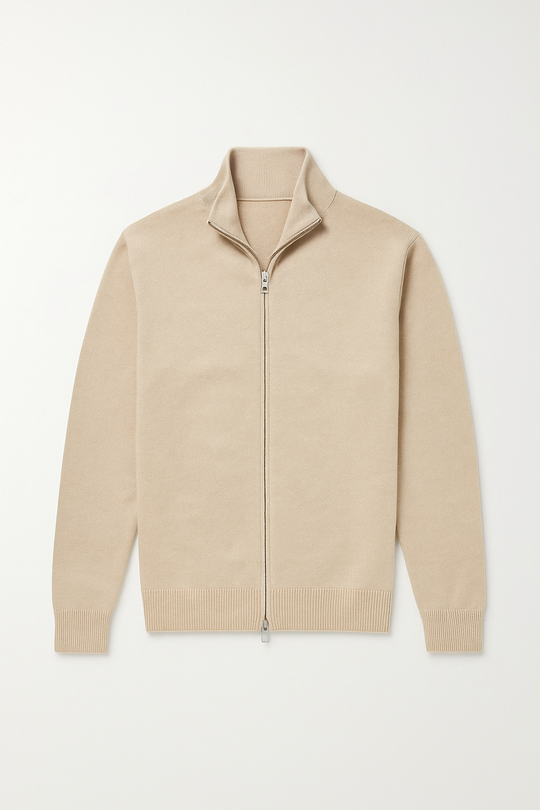 Scott - Verfijnd Gebreid Rits Vest