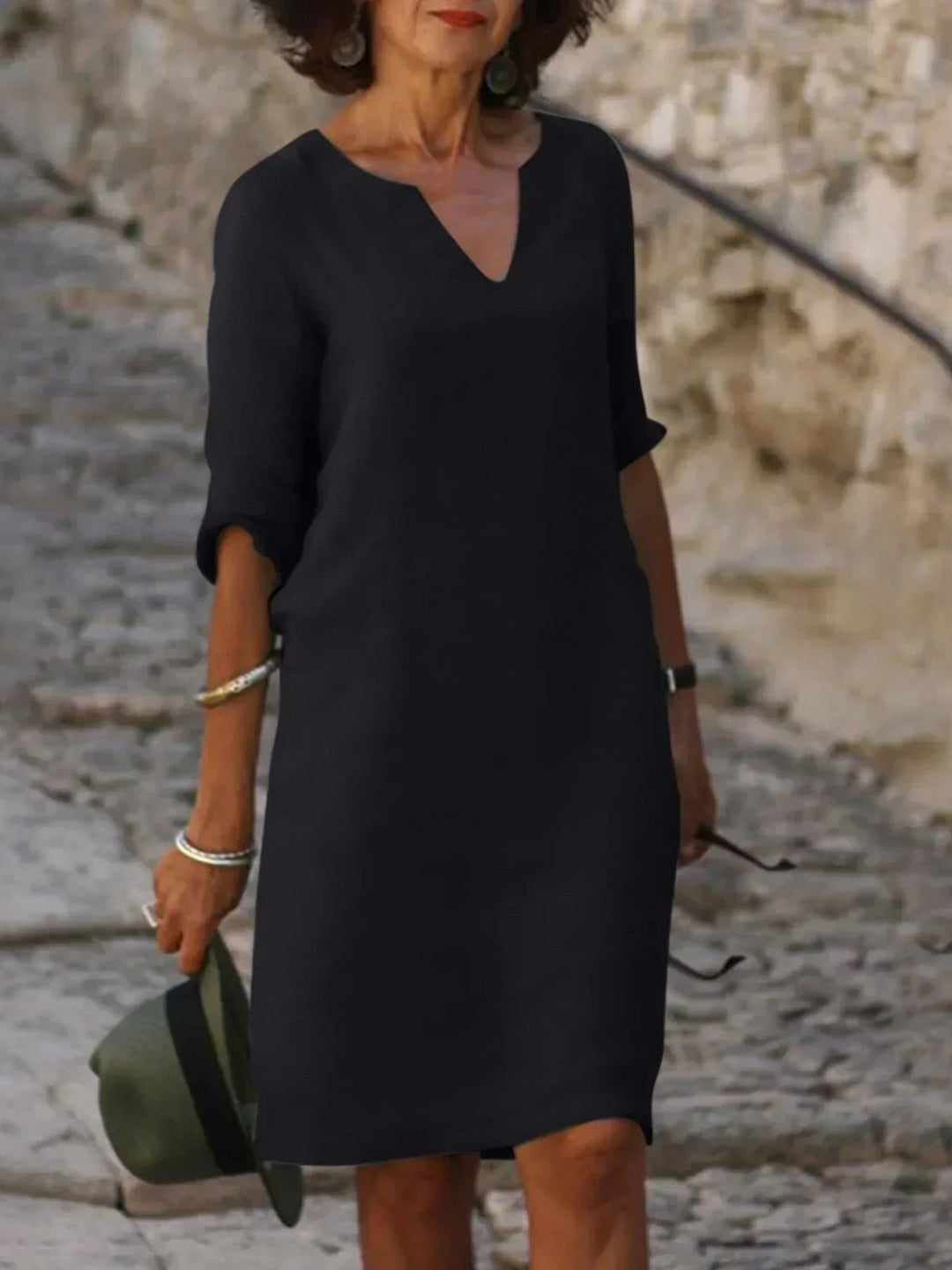 Linnen Jurk Dames Casual - Mia