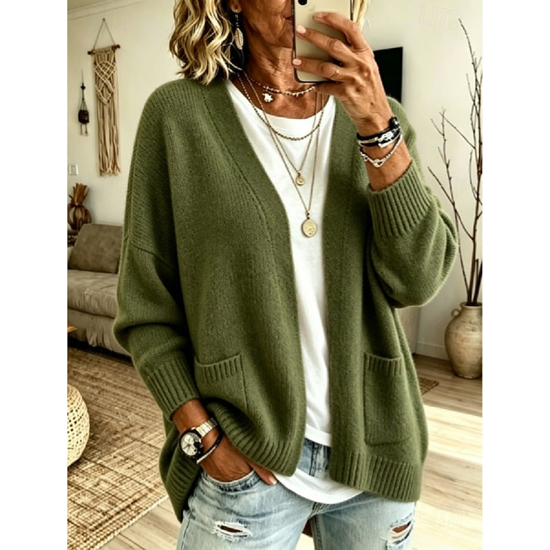 Louise - Elegant Oversized Gebreid Vest