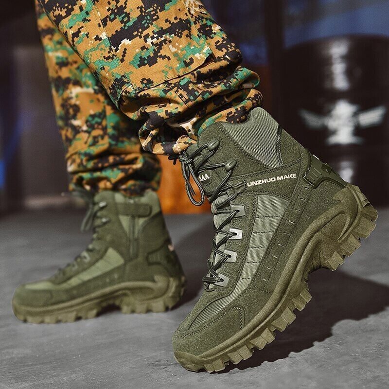 Lars - Laarzen Militair Stevig Waterdicht Heren