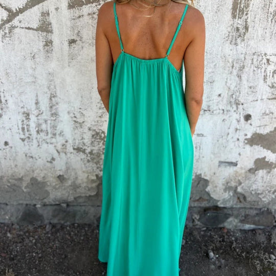 Daphne - Elegante Satijnen Jurk met Kant
