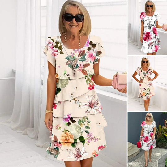 Lagenjurk Dames Met Bloemenprint - Aria