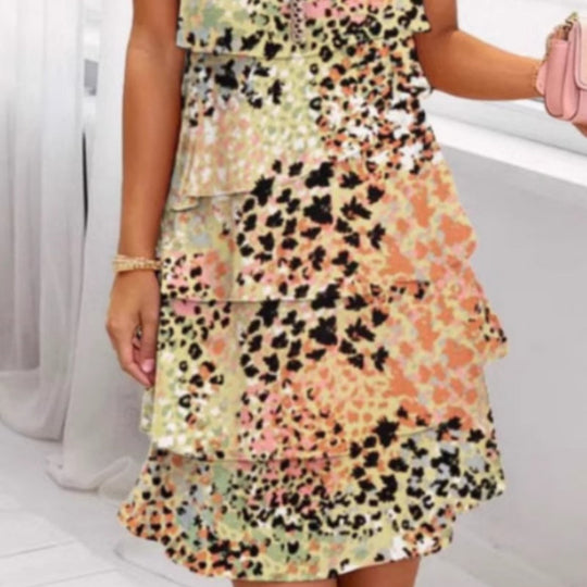 Mila | Korte Jurk Dames Met Luipaardprint