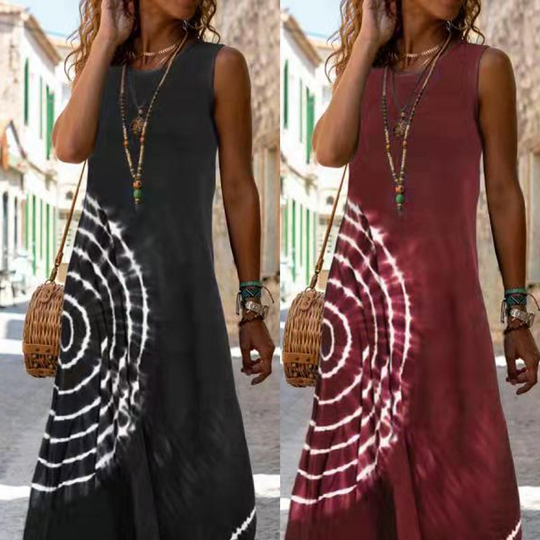 Suzanne - Mooie Tie-Dye Maxi Jurk