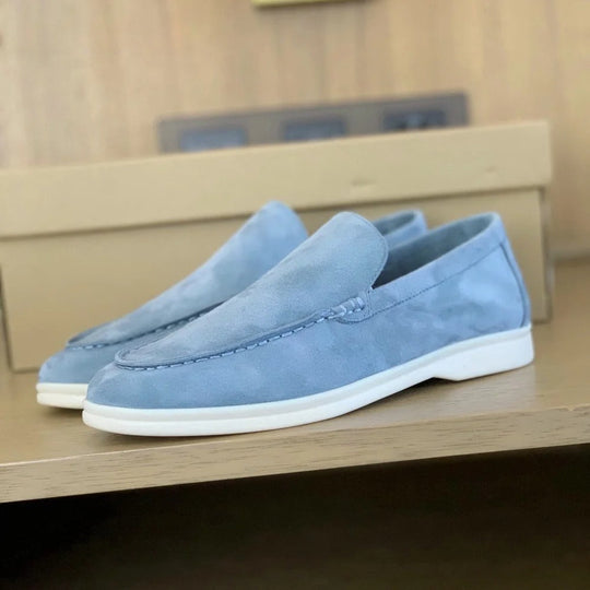 Heren Loafers Suède Comfortabel Old Money Stijl