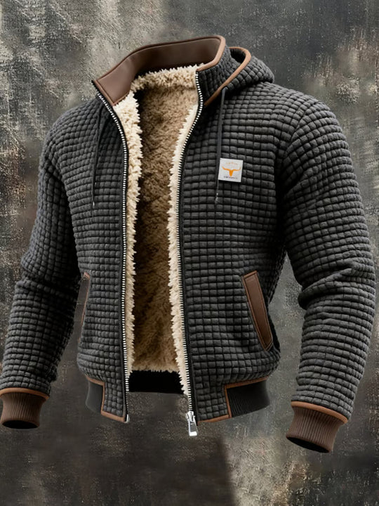 Leonardo | Casual Warme Gebreide Sherpa Jas