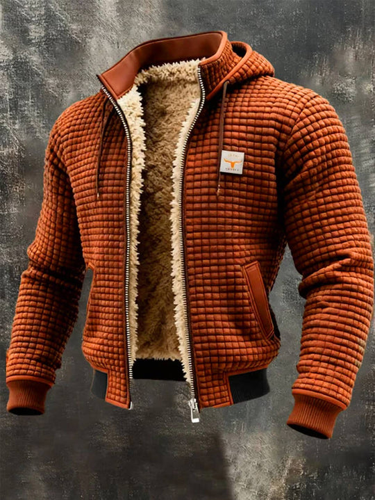 Leonardo | Casual Warme Gebreide Sherpa Jas
