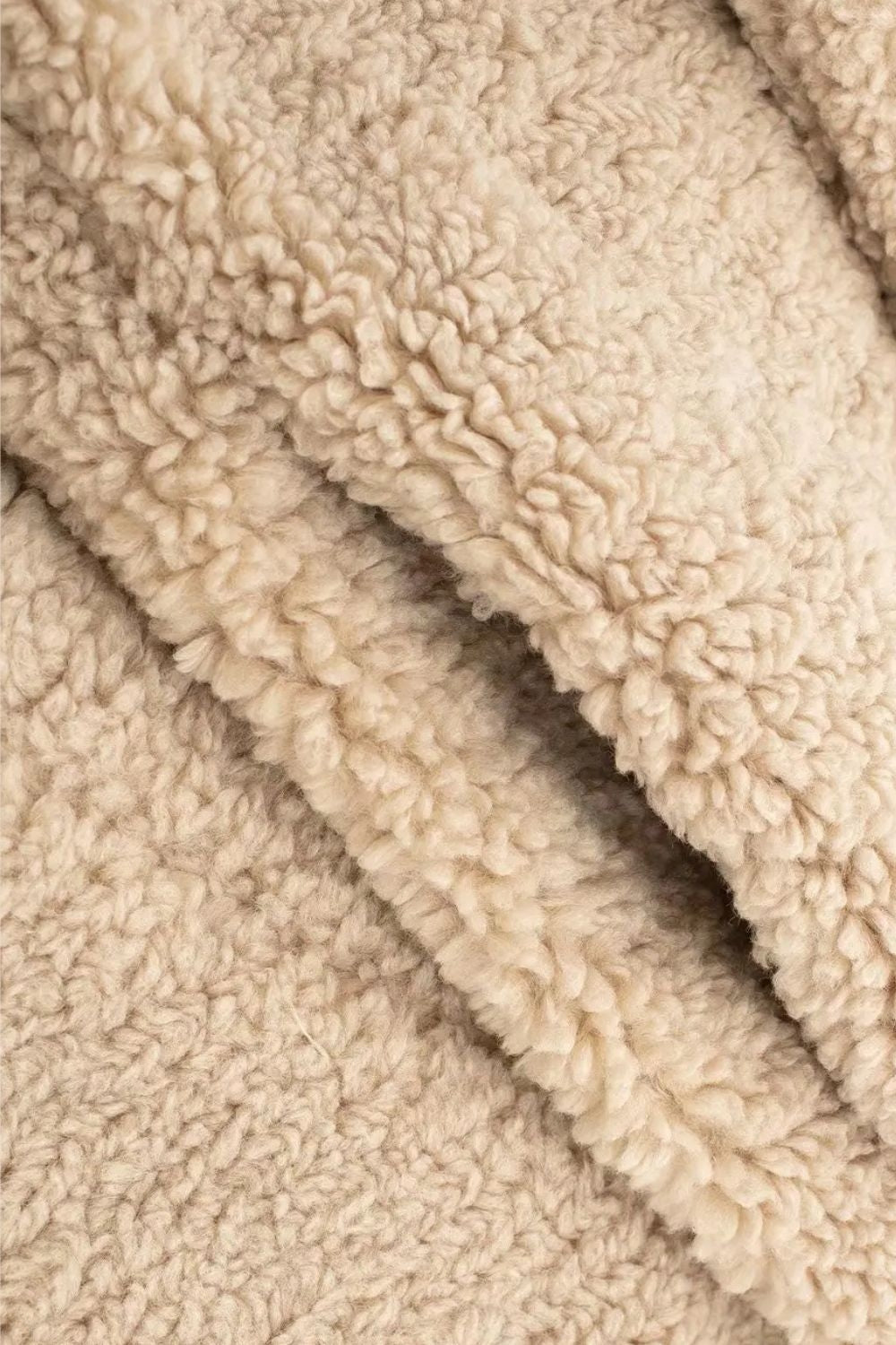 Renate - Warme Teddy Mantel Winterjas