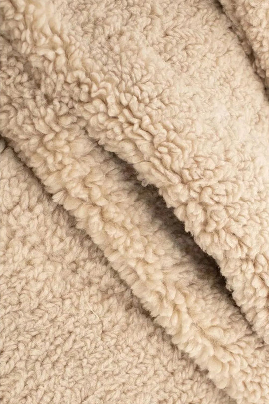 Renate - Warme Teddy Mantel Winterjas