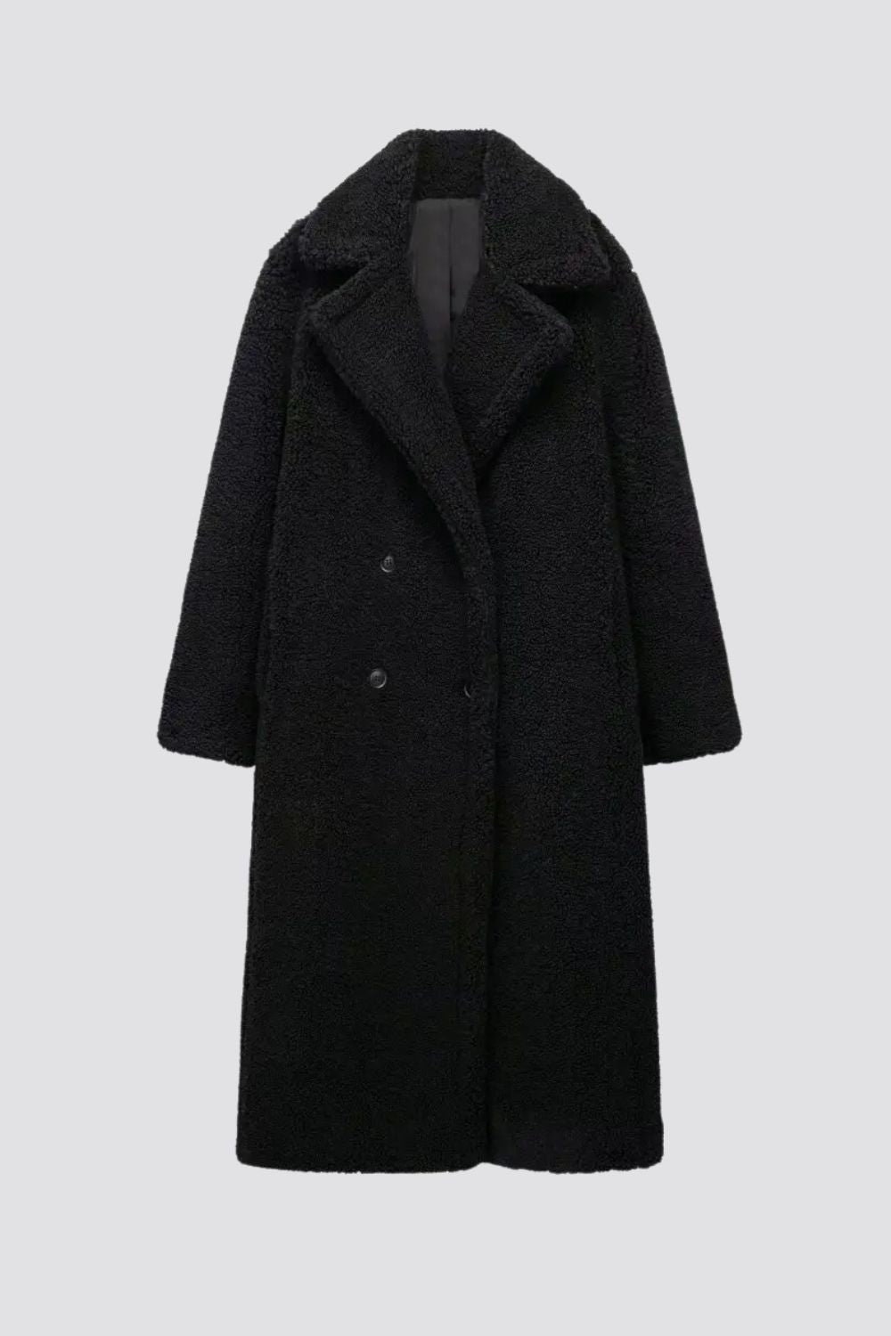 Renate - Warme Teddy Mantel Winterjas