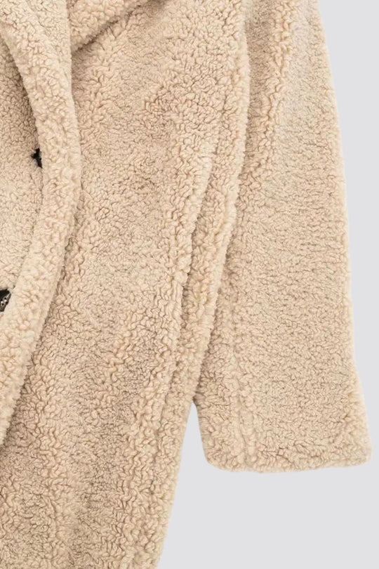 Renate - Warme Teddy Mantel Winterjas