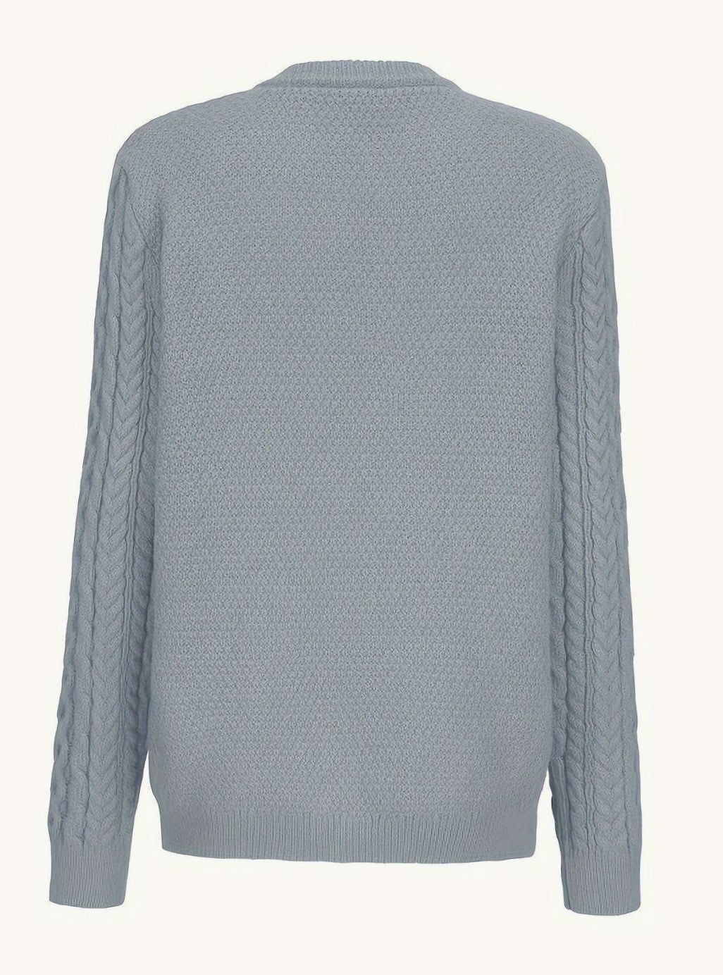 Amanda - Klassiek Kabelgebreid Knopen Vest