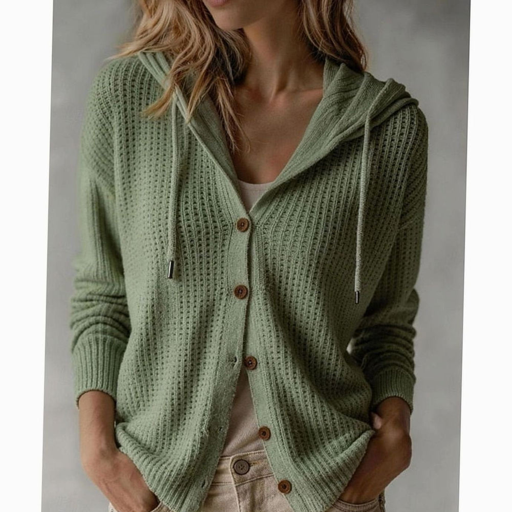 Victoria - Elegant Gebreid Capuchon Vest