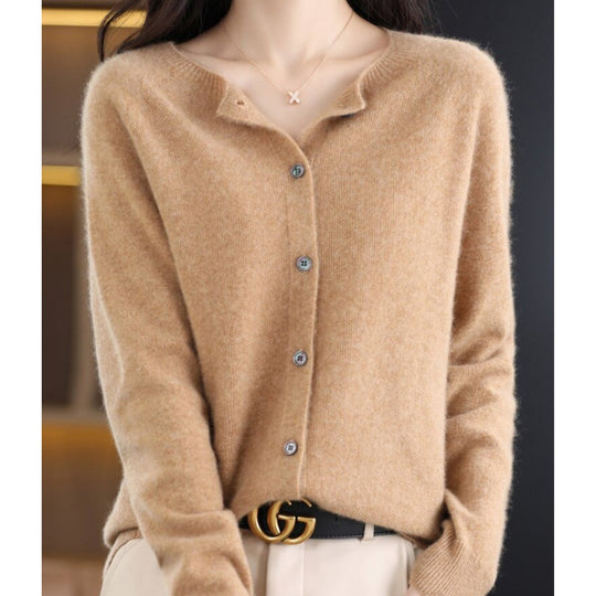 Grace - Verfijnd Wollen Ronde Hals Vest