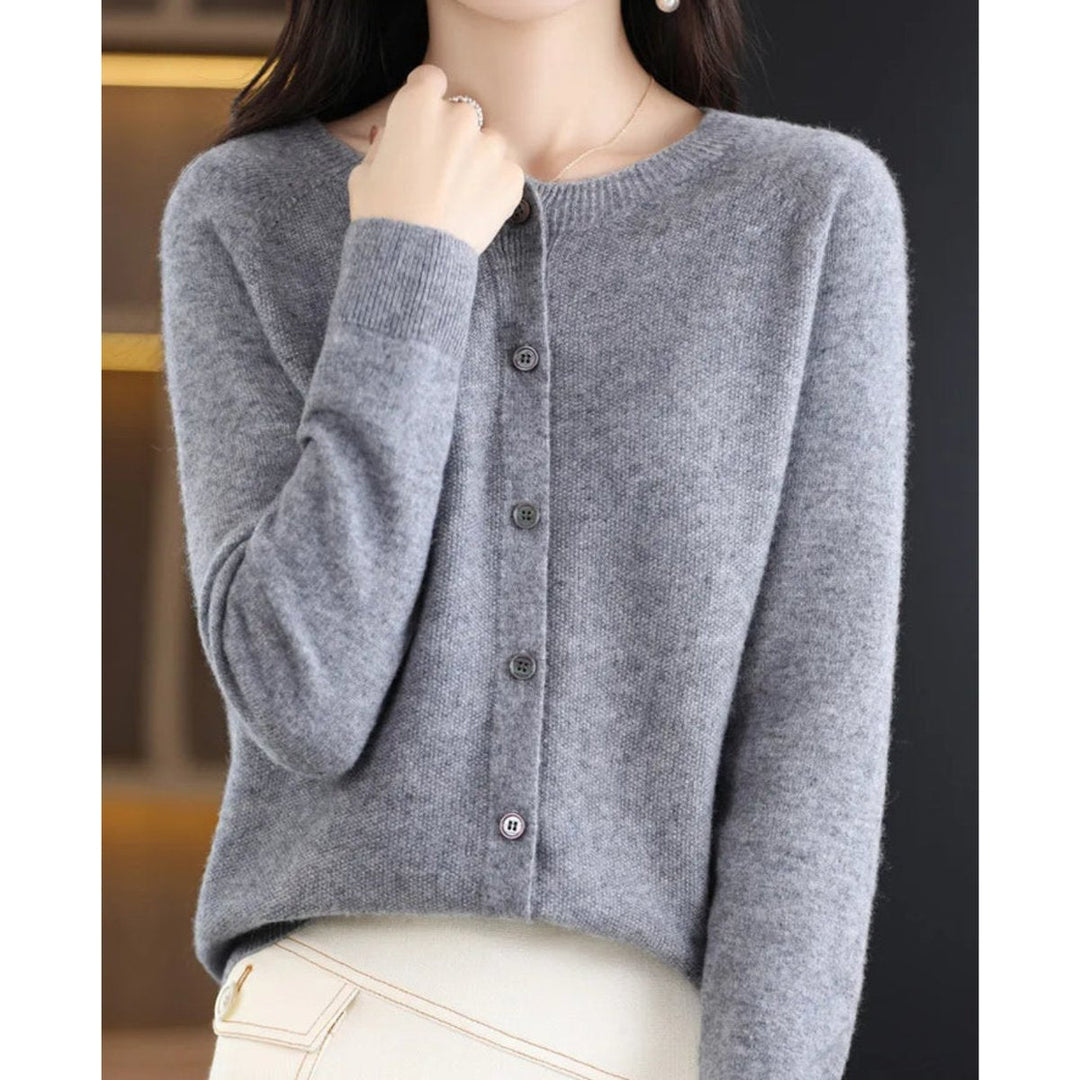 Grace - Verfijnd Wollen Ronde Hals Vest