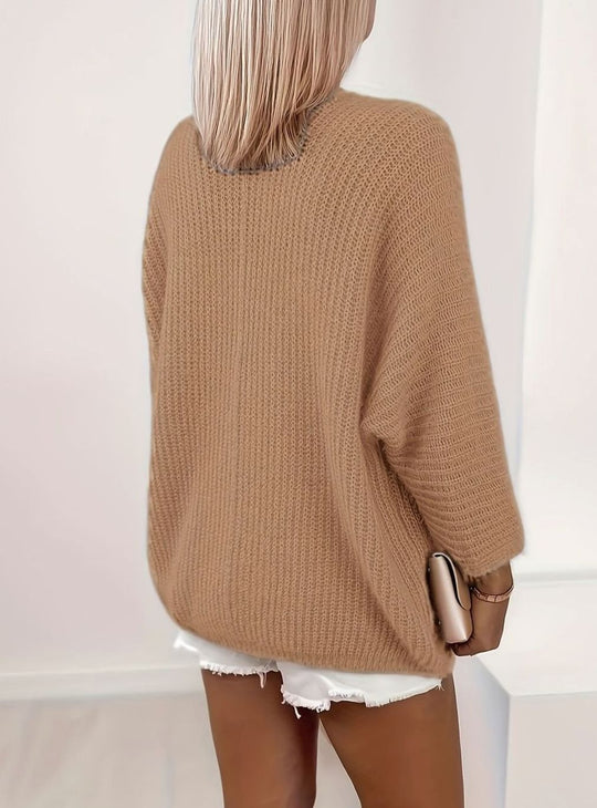 Deborah - Stijlvol Oversized Grofgebreid Vest