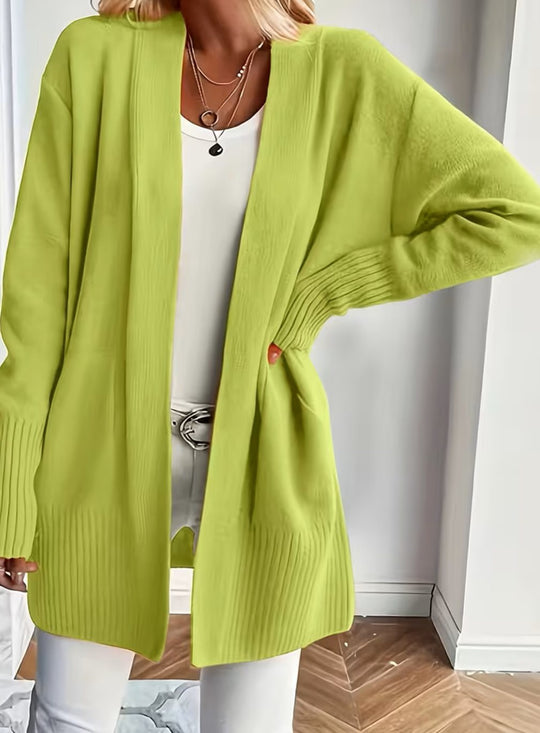 Wendy - Stijlvol Oversized Ribgebreid Vest