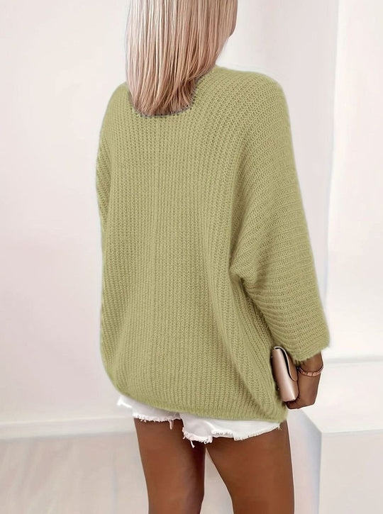 Deborah - Stijlvol Oversized Grofgebreid Vest