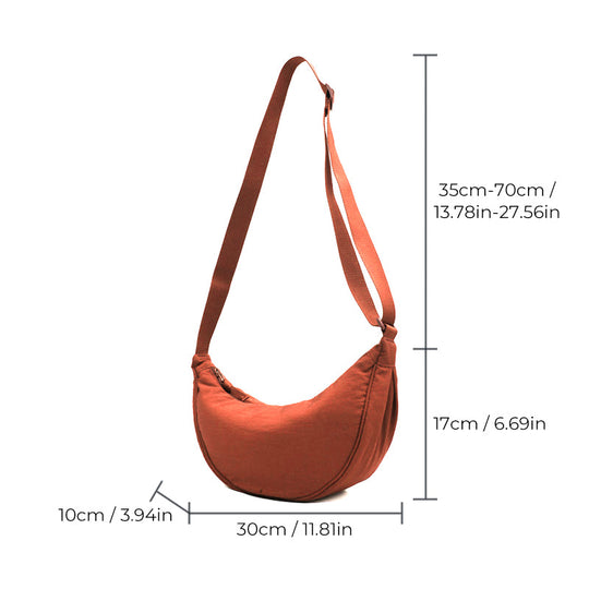 Kaitlyn™ crescent crossbody tas