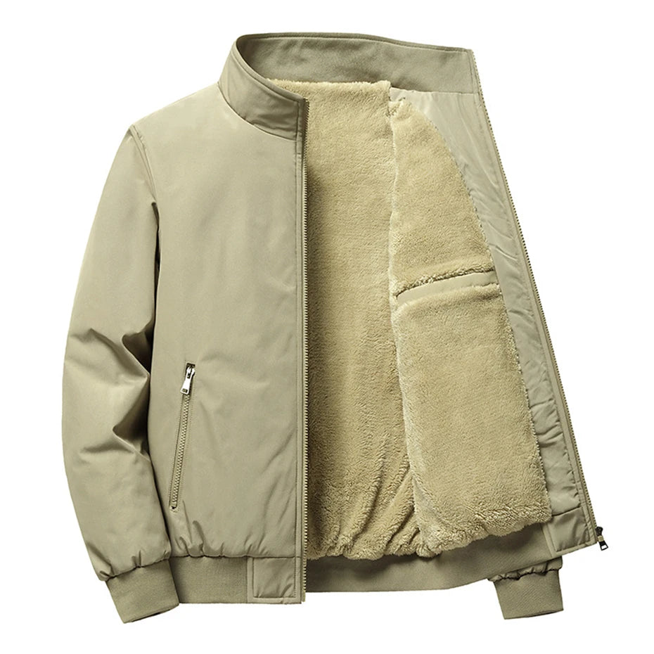 Cozyfrost - Bomberjack heren fleece gevoerd