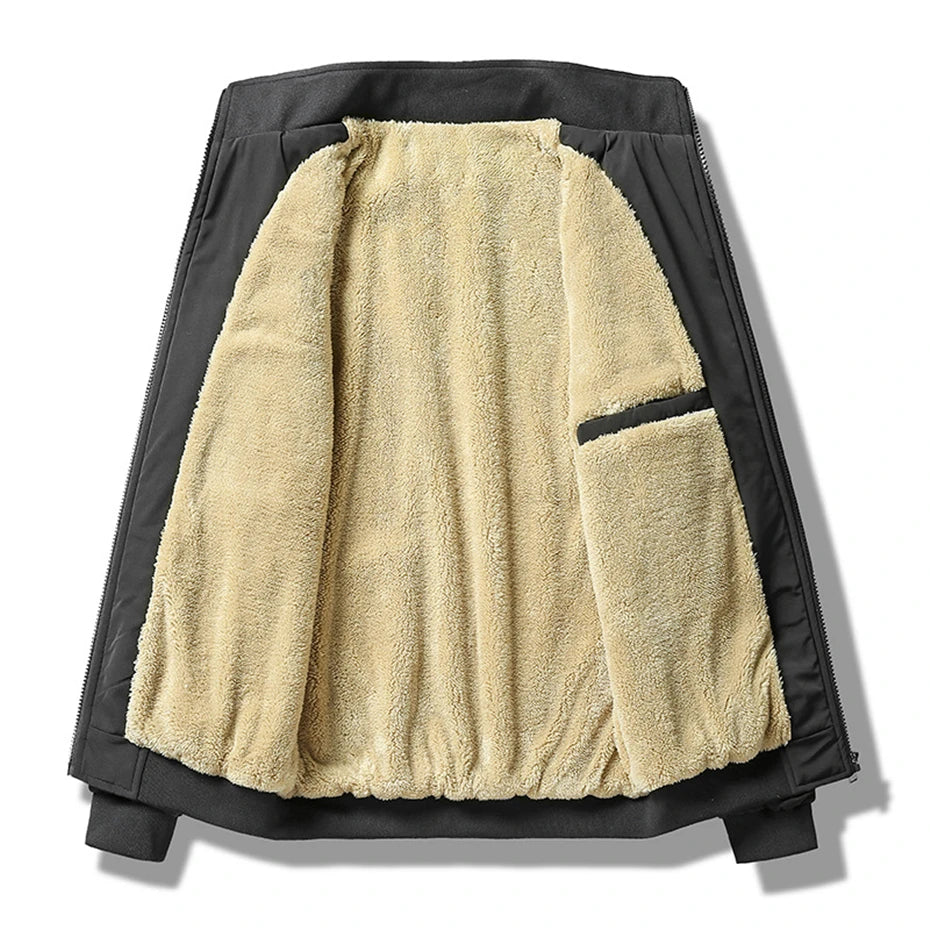 Cozyfrost - Bomberjack heren fleece gevoerd